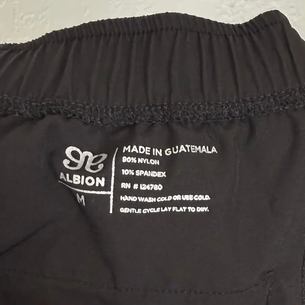Albion Jetsetters Joggers in Black Size Medium Petite - Picture 5 of 6